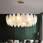 Glass Feather Chandelier - Lamp Outdoor