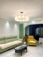 Glass Feather Chandelier - Lamp Outdoor