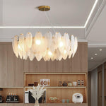 Glass Feather Chandelier - Lamp Outdoor