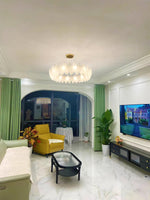 Glass Feather Chandelier - Lamp Outdoor