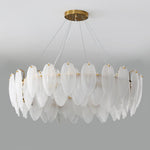 Glass Feather Chandelier - Lamp Outdoor