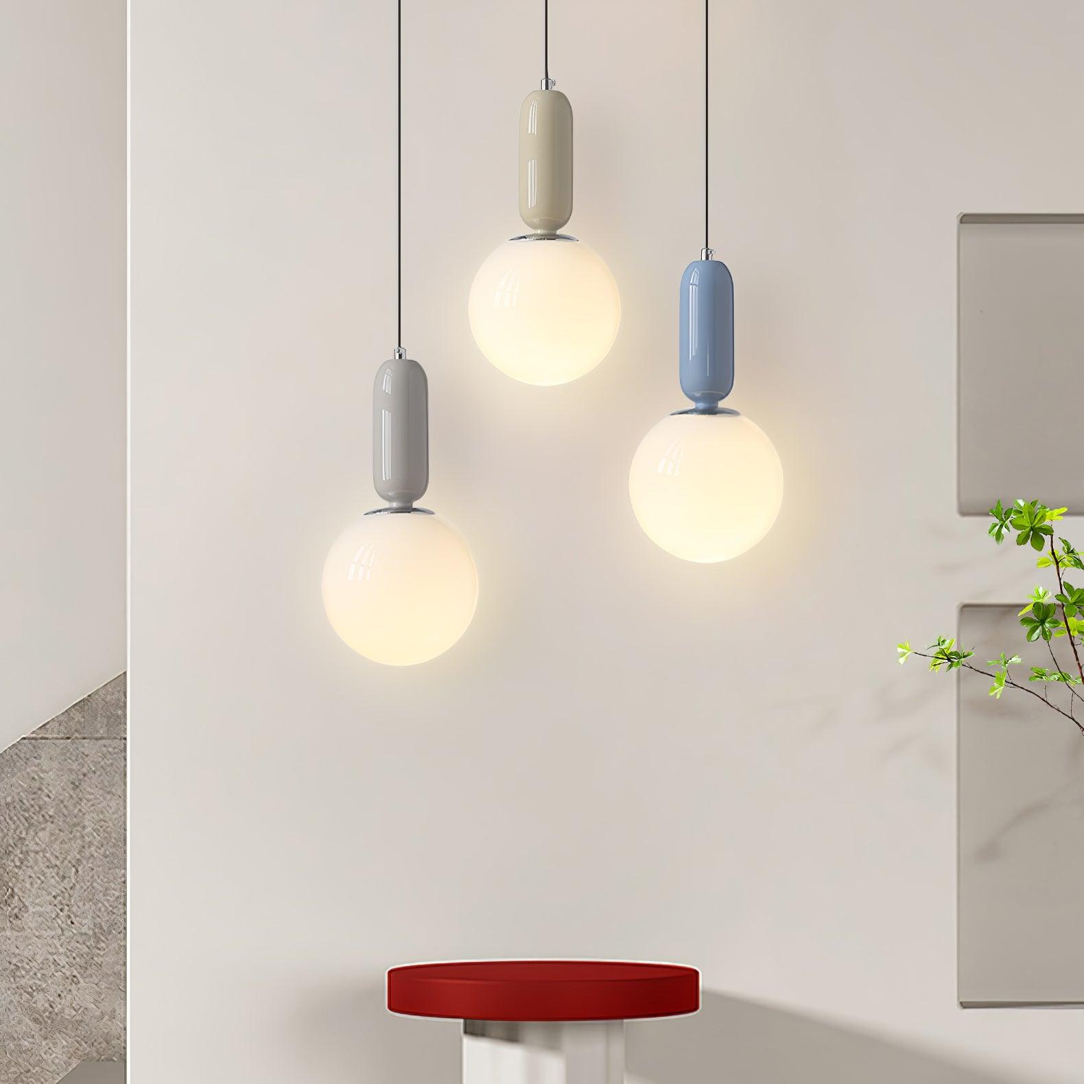 Glass Globe Ball Pendant Light - Lamp Outdoor
