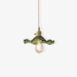 Glass Hibiscus Flower Pendant Light - Lamp Outdoor