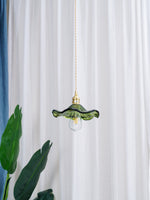 Glass Hibiscus Flower Pendant Light - Lamp Outdoor