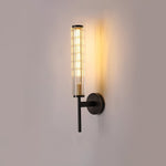 Glass Linear Brass Wall Light - Lamp Outdoor