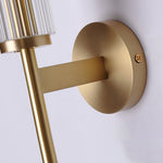 Glass Linear Brass Wall Light - Lamp Outdoor