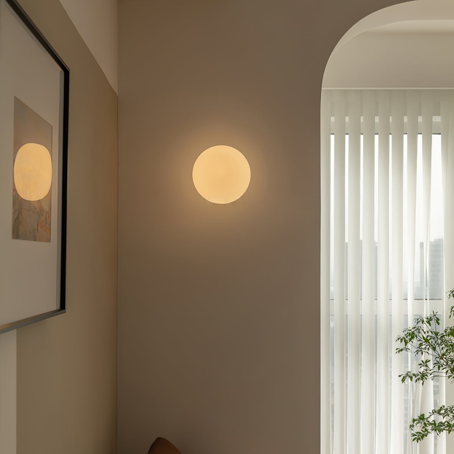 Glass Mini Orb Wall Lamp - Lamp Outdoor