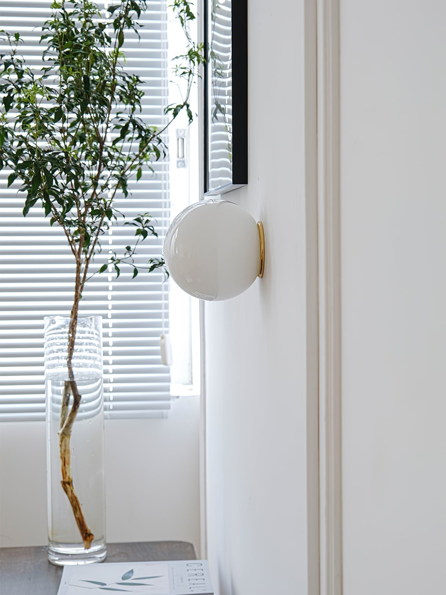 Glass Mini Orb Wall Lamp - Lamp Outdoor