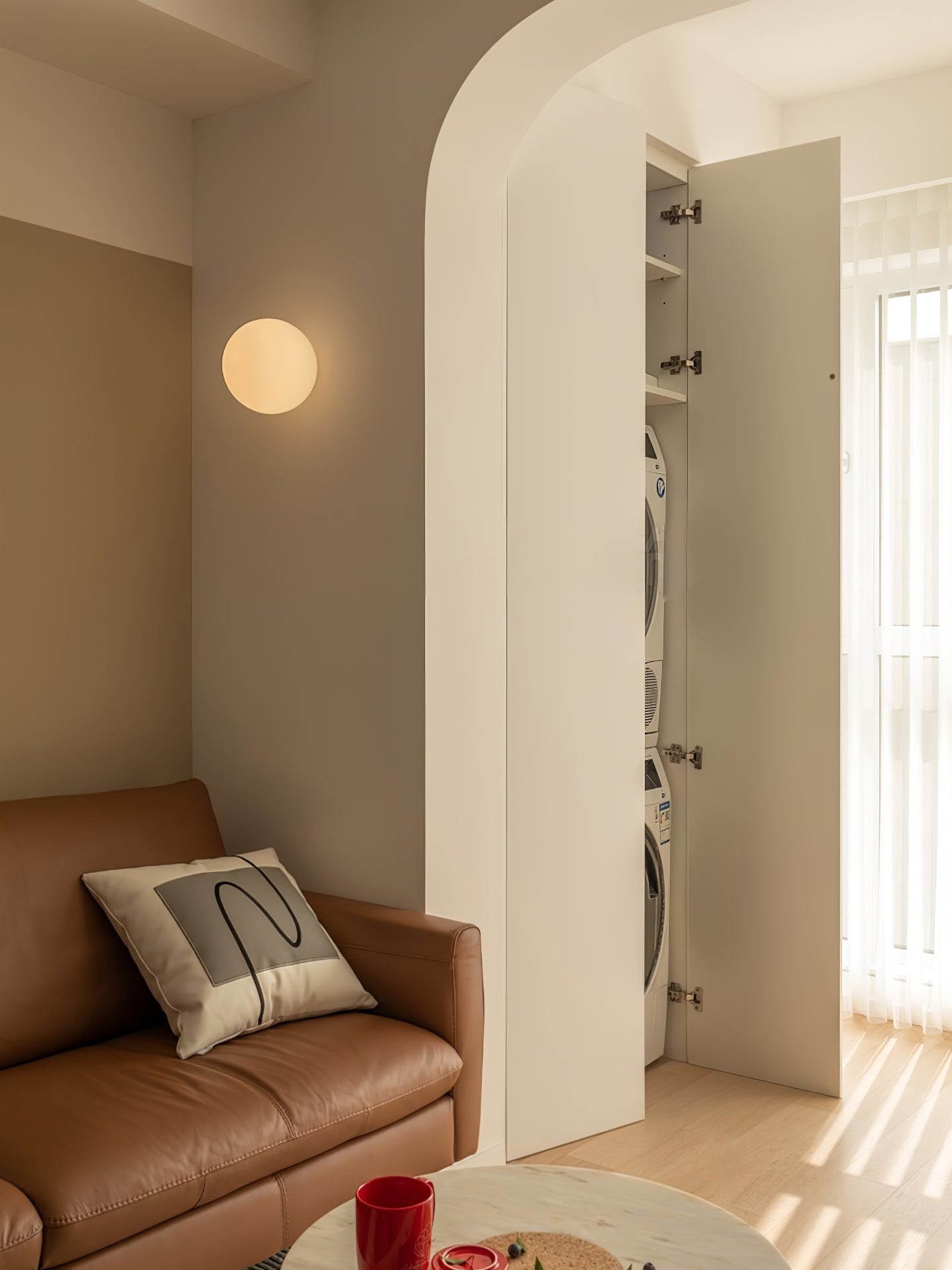 Glass Mini Orb Wall Lamp - Lamp Outdoor