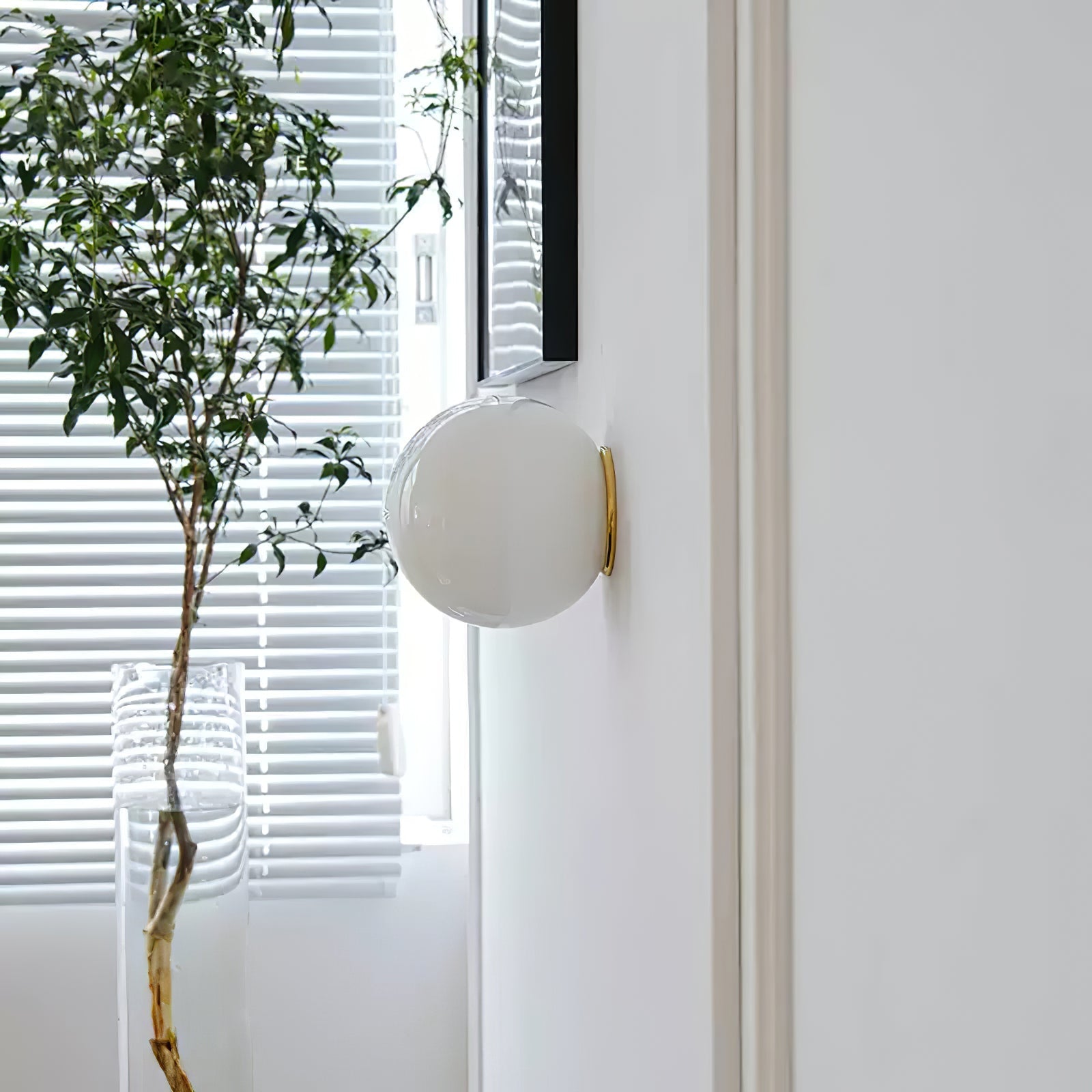Glass Mini Orb Wall Lamp - Lamp Outdoor