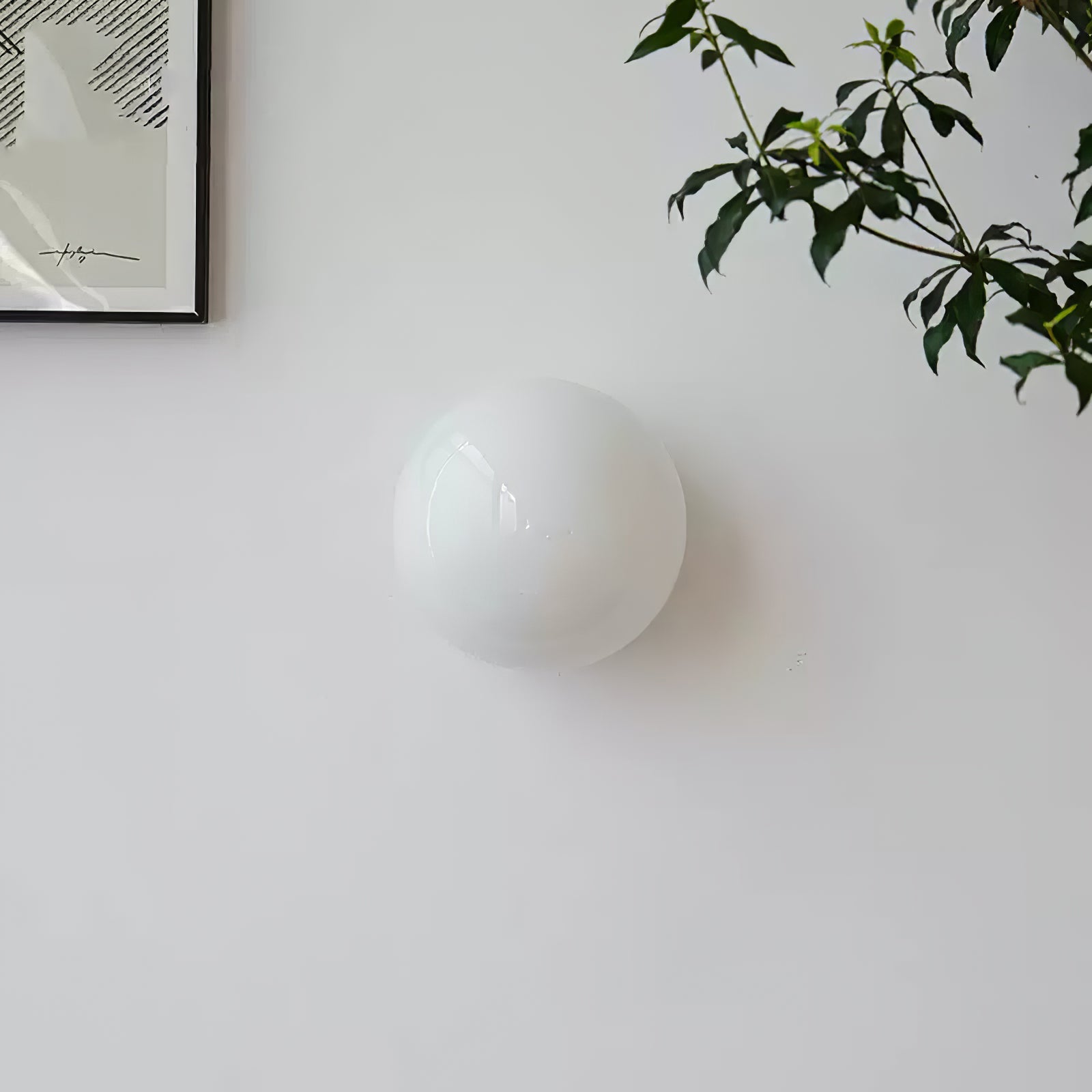 Glass Mini Orb Wall Lamp - Lamp Outdoor