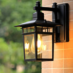 Glass LED Waterproof Retro Outdoor Wall Lamp Wall Sconce Lighting without Bulb - Lamp Outdoor