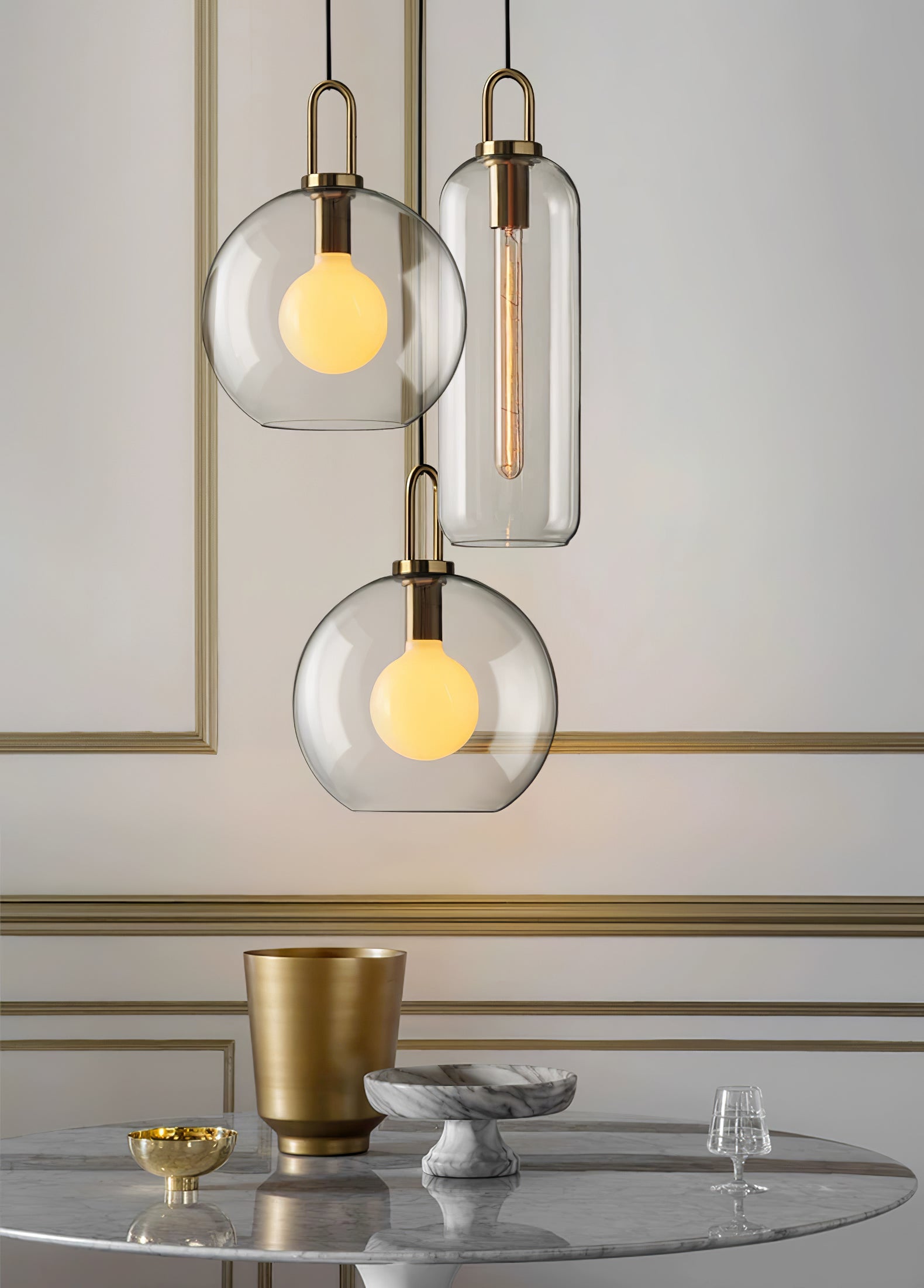 Pendulum Glass Pendant Lamp - Lamp Outdoor