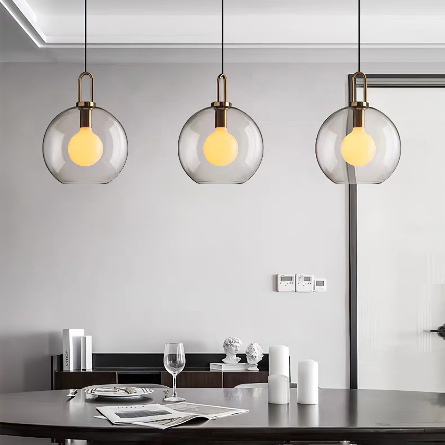 Pendulum Glass Pendant Lamp - Lamp Outdoor