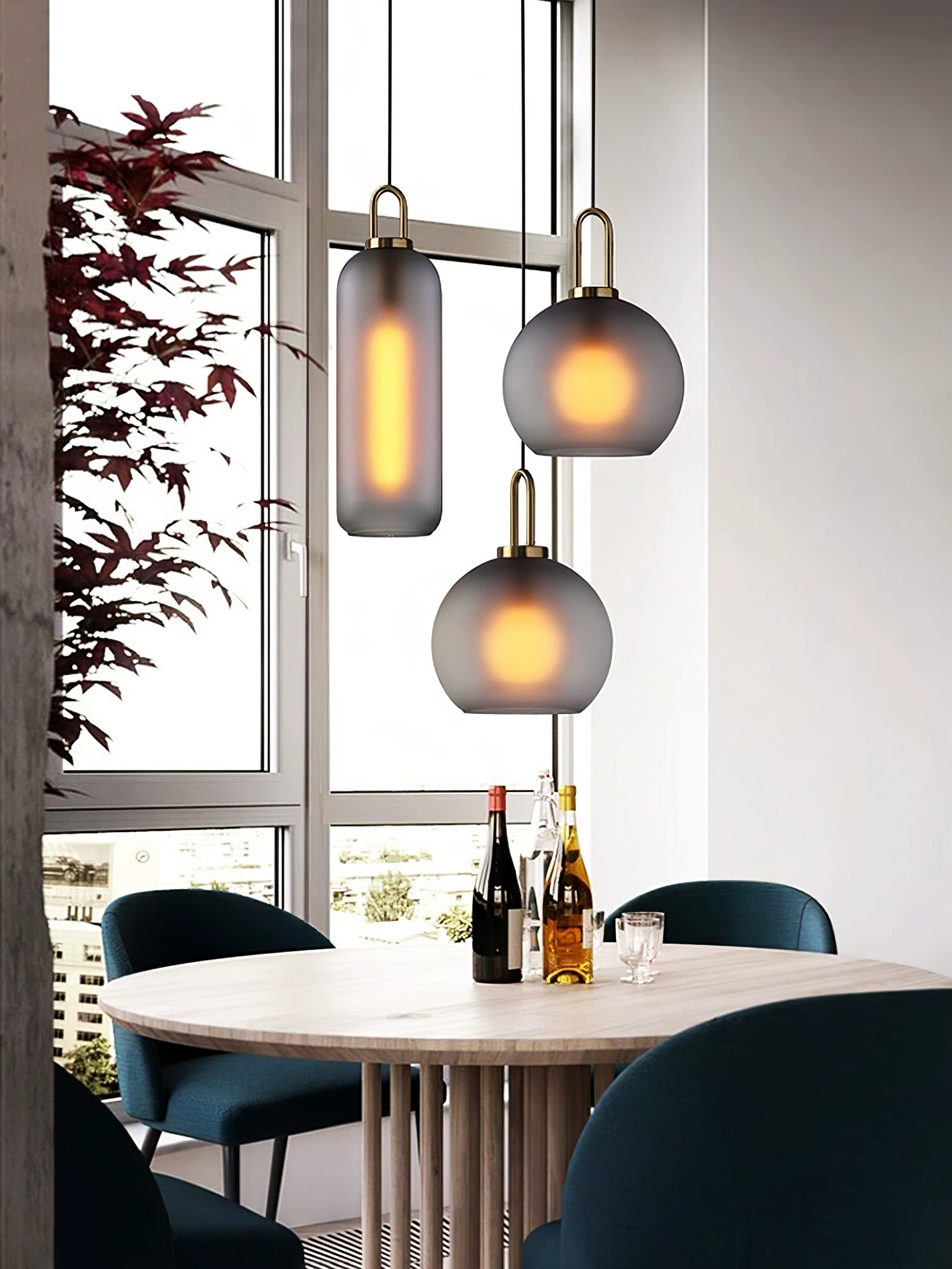 Pendulum Glass Pendant Lamp - Lamp Outdoor