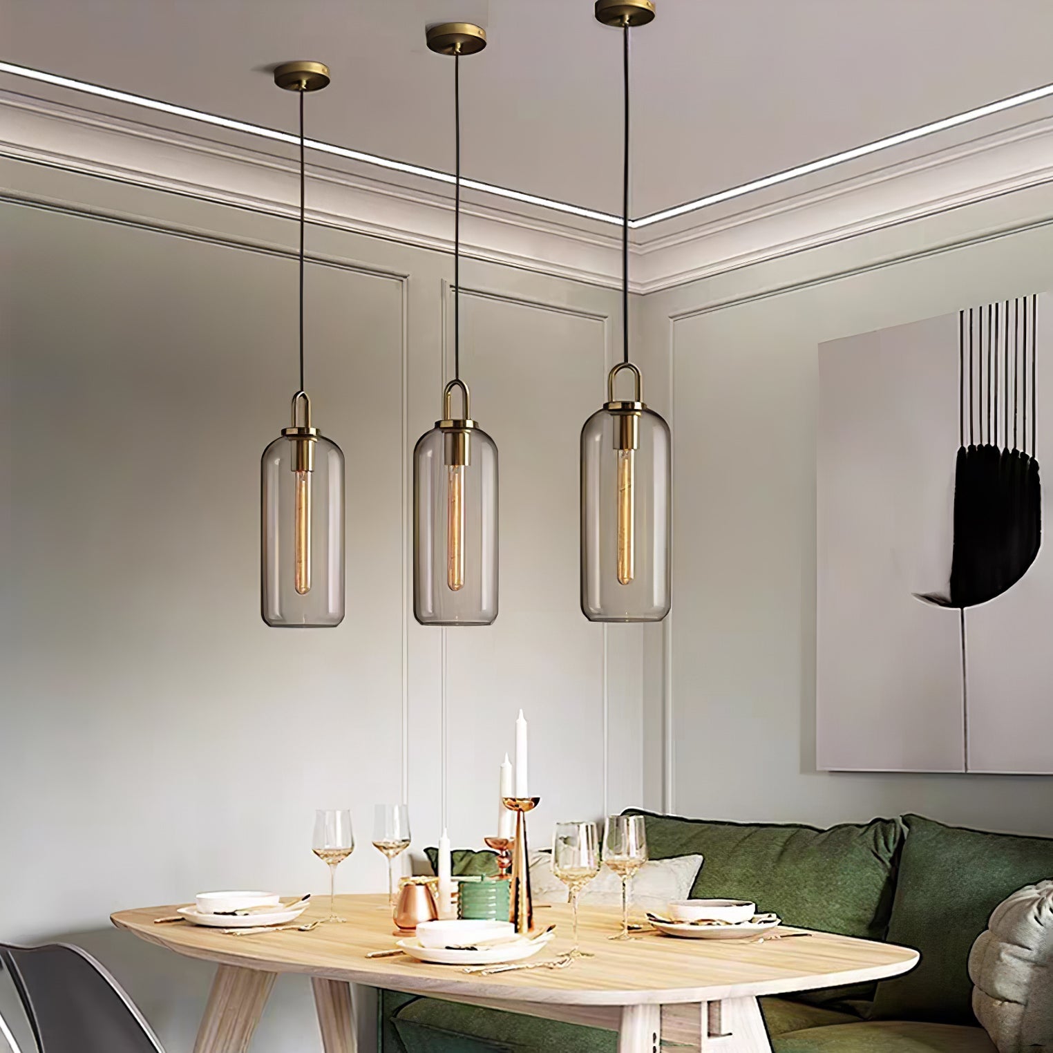 Pendulum Glass Pendant Lamp - Lamp Outdoor