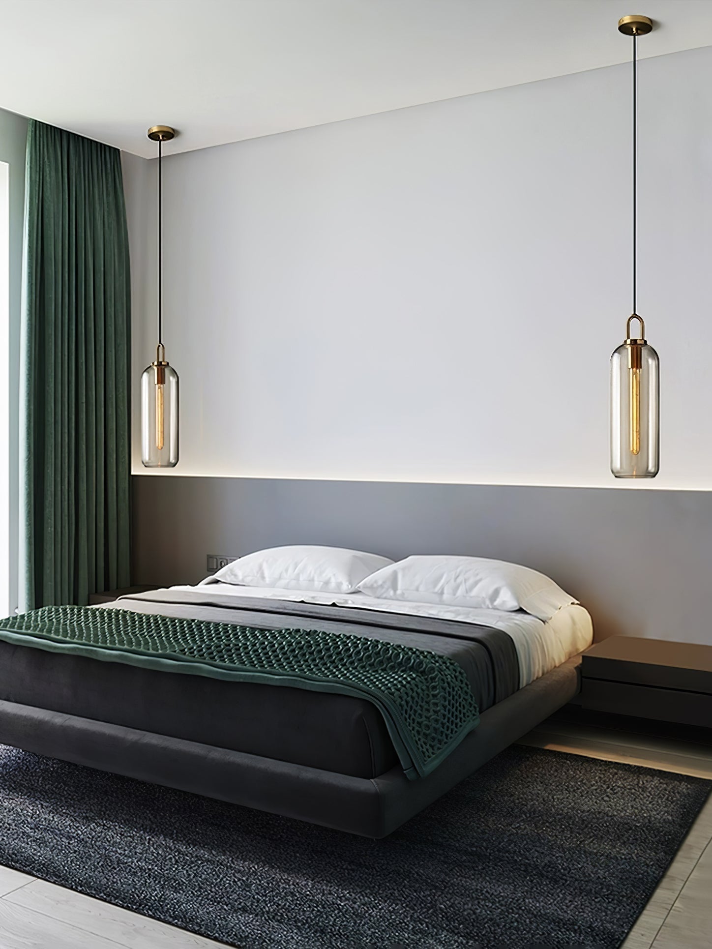 Pendulum Glass Pendant Lamp - Lamp Outdoor
