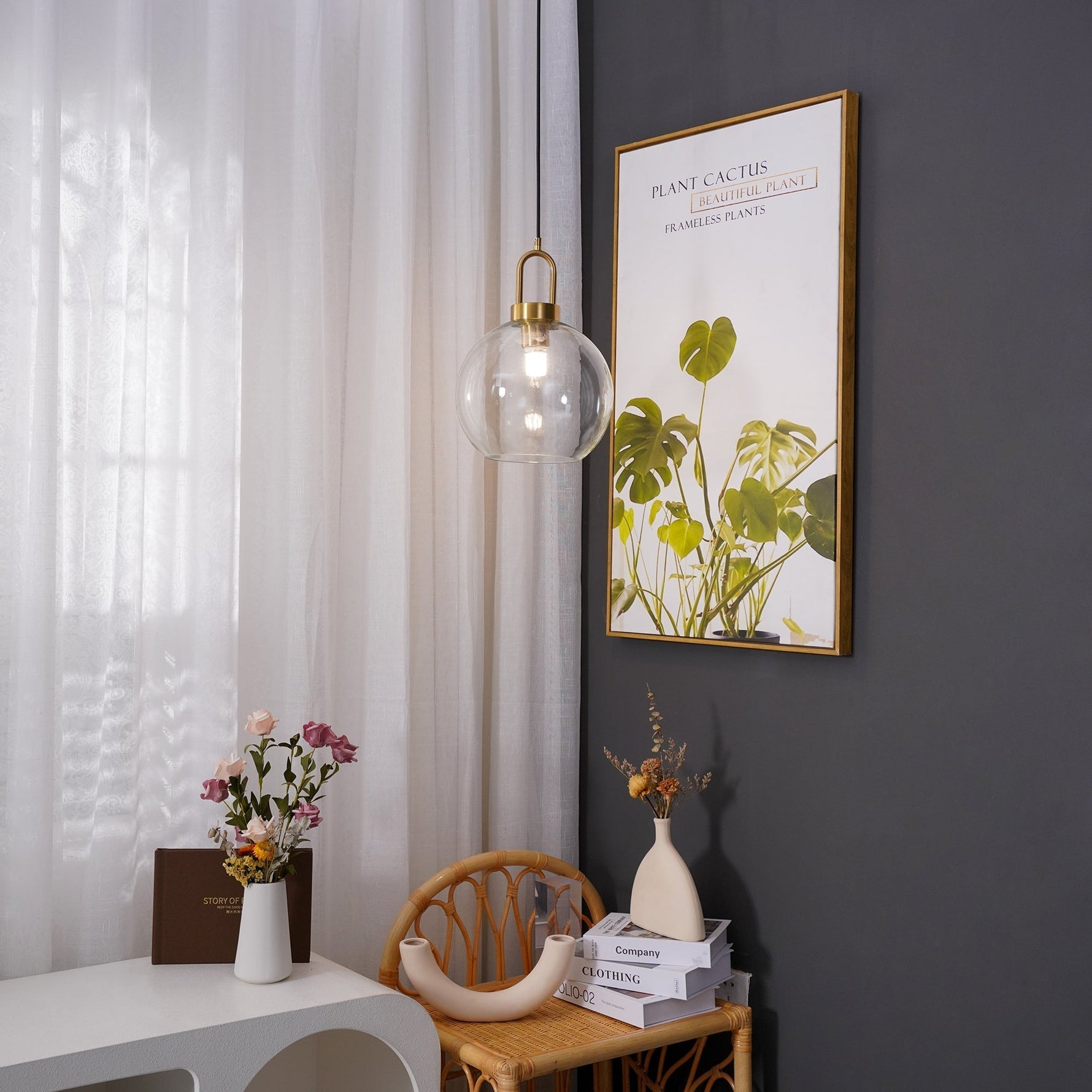 Pendulum Glass Pendant Lamp - Lamp Outdoor