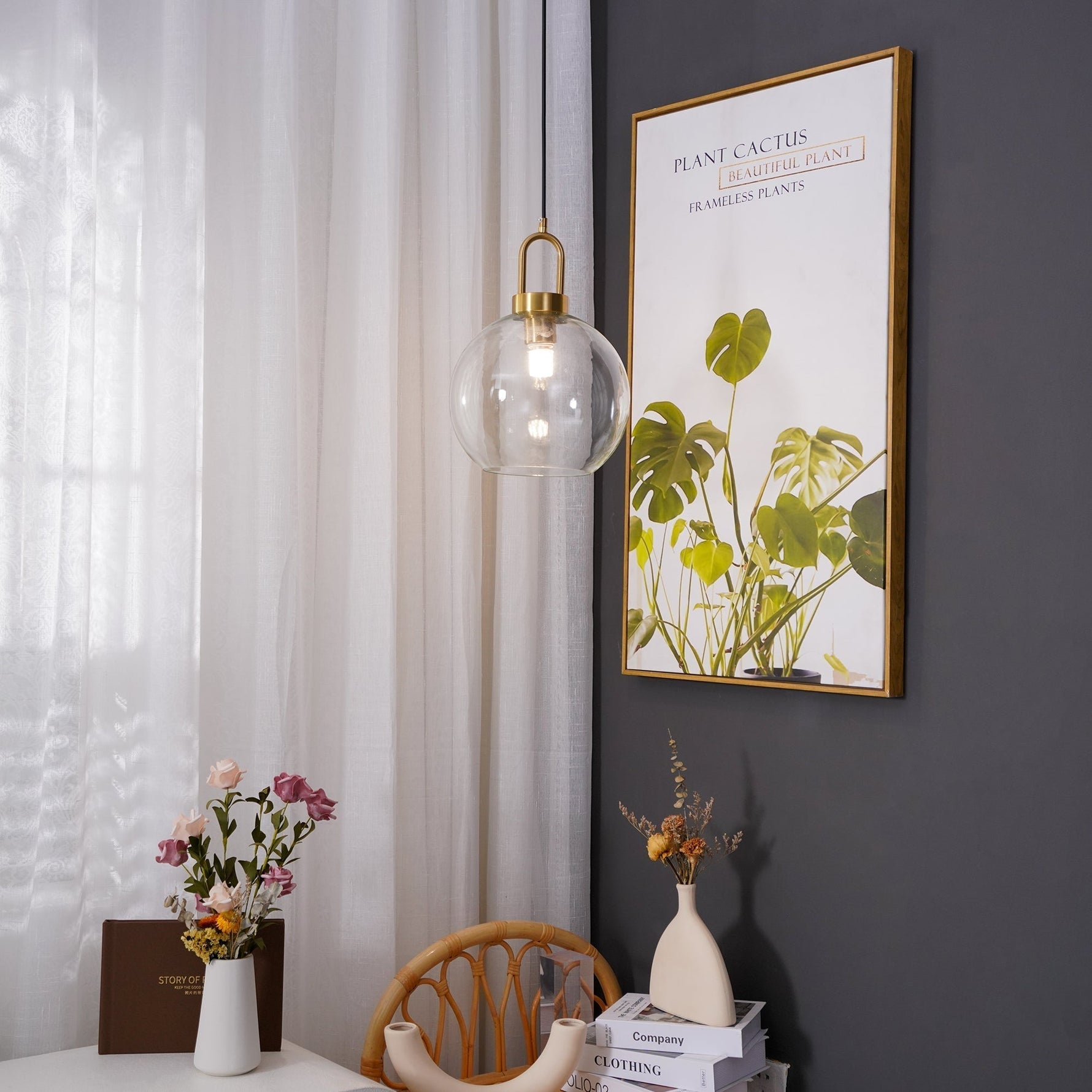 Pendulum Glass Pendant Lamp - Lamp Outdoor