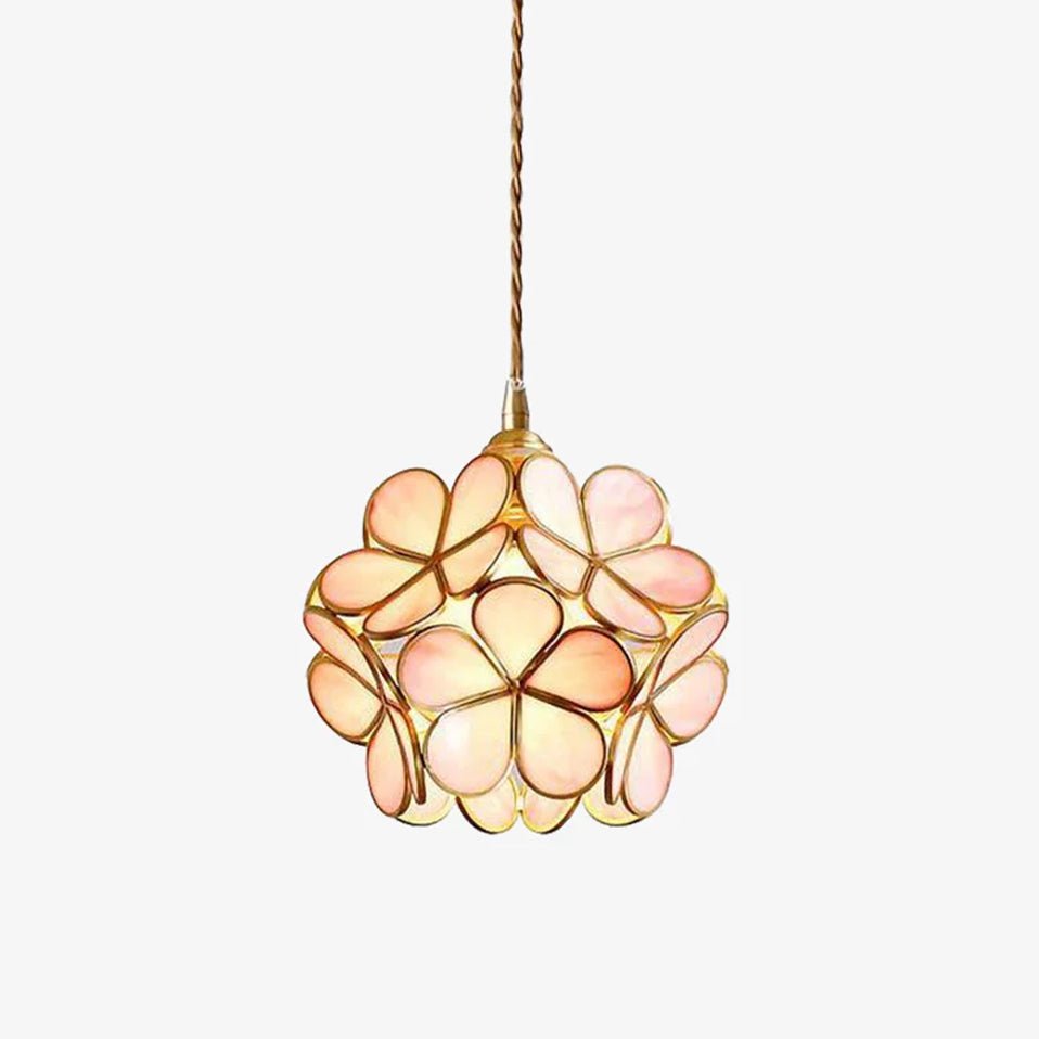 Glass Petal Pendant Light - Lamp Outdoor