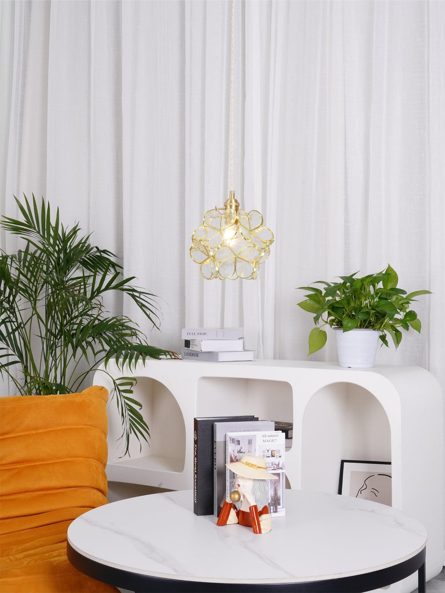 Glass Petal Pendant Light - Lamp Outdoor