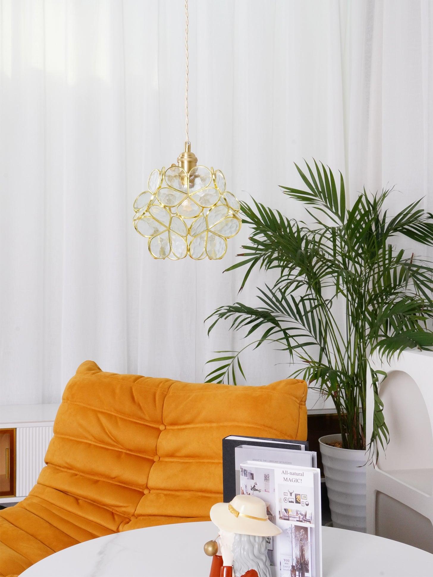 Glass Petal Pendant Light - Lamp Outdoor