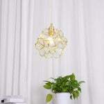 Glass Petal Pendant Light - Lamp Outdoor