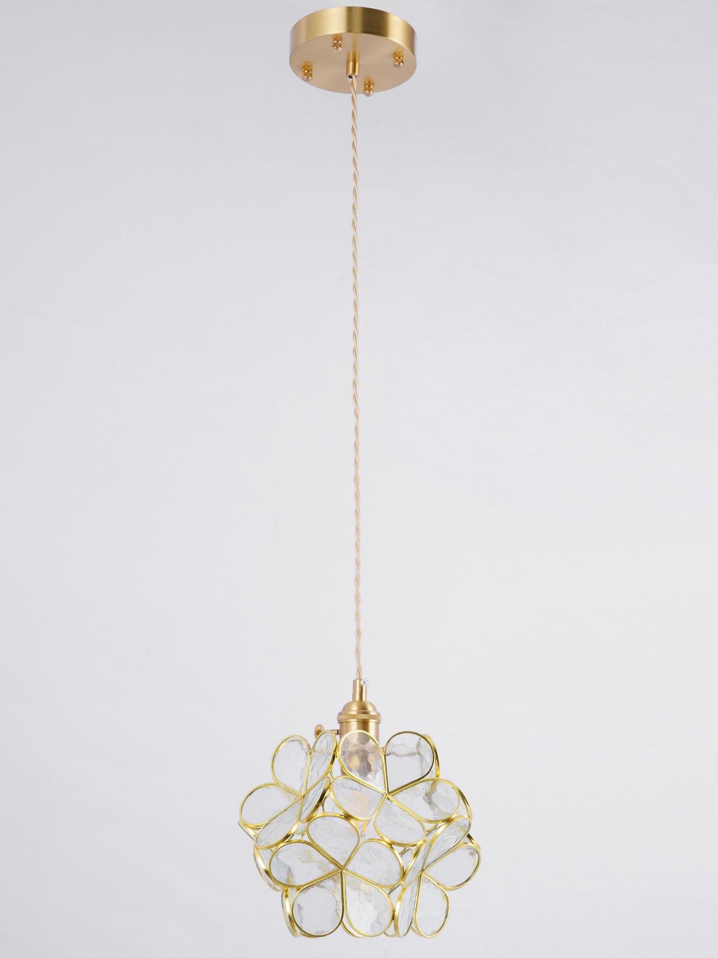 Glass Petal Pendant Light - Lamp Outdoor