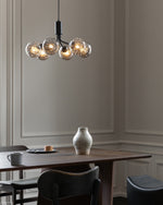 Glass Sphere Cluster Chandelier - Lamp Outdoor