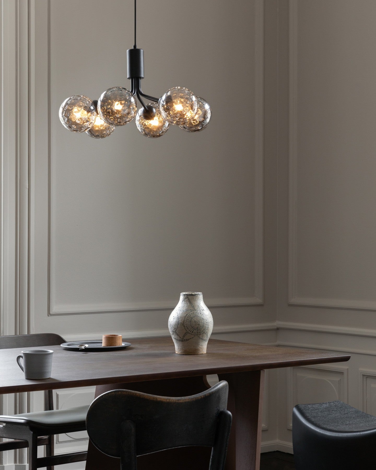 Glass Sphere Cluster Chandelier - Lamp Outdoor