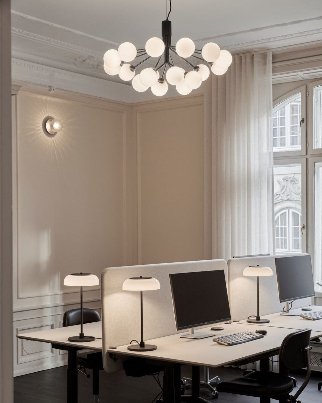 Glass Sphere Cluster Chandelier - Lamp Outdoor