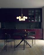 Glass Sphere Cluster Chandelier - Lamp Outdoor