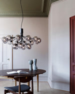 Glass Sphere Cluster Chandelier - Lamp Outdoor