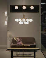 Glass Sphere Cluster Chandelier - Lamp Outdoor