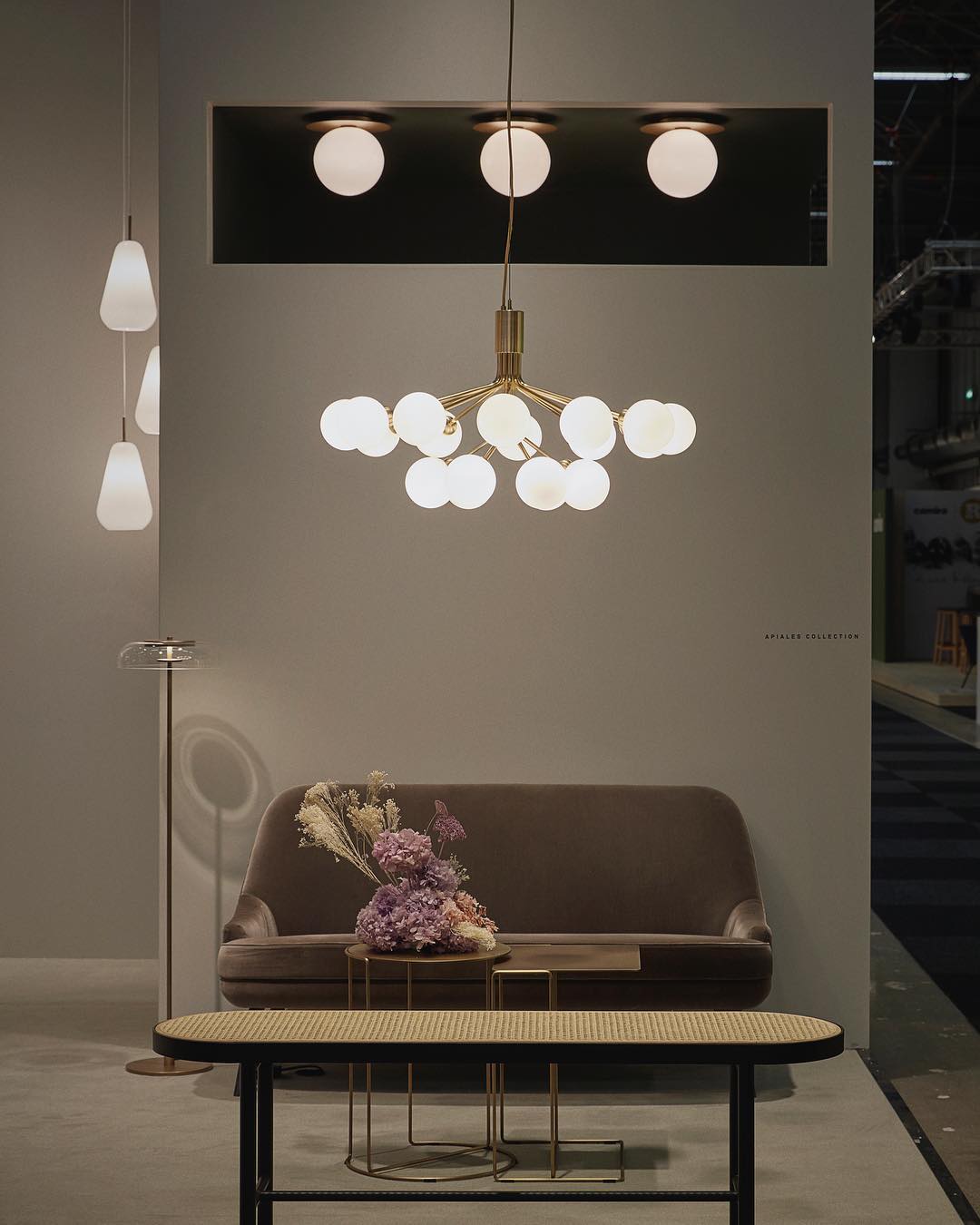 Glass Sphere Cluster Chandelier - Lamp Outdoor