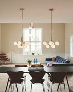 Glass Sphere Cluster Chandelier - Lamp Outdoor