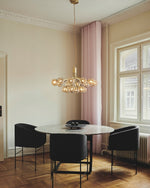 Glass Sphere Cluster Chandelier - Lamp Outdoor