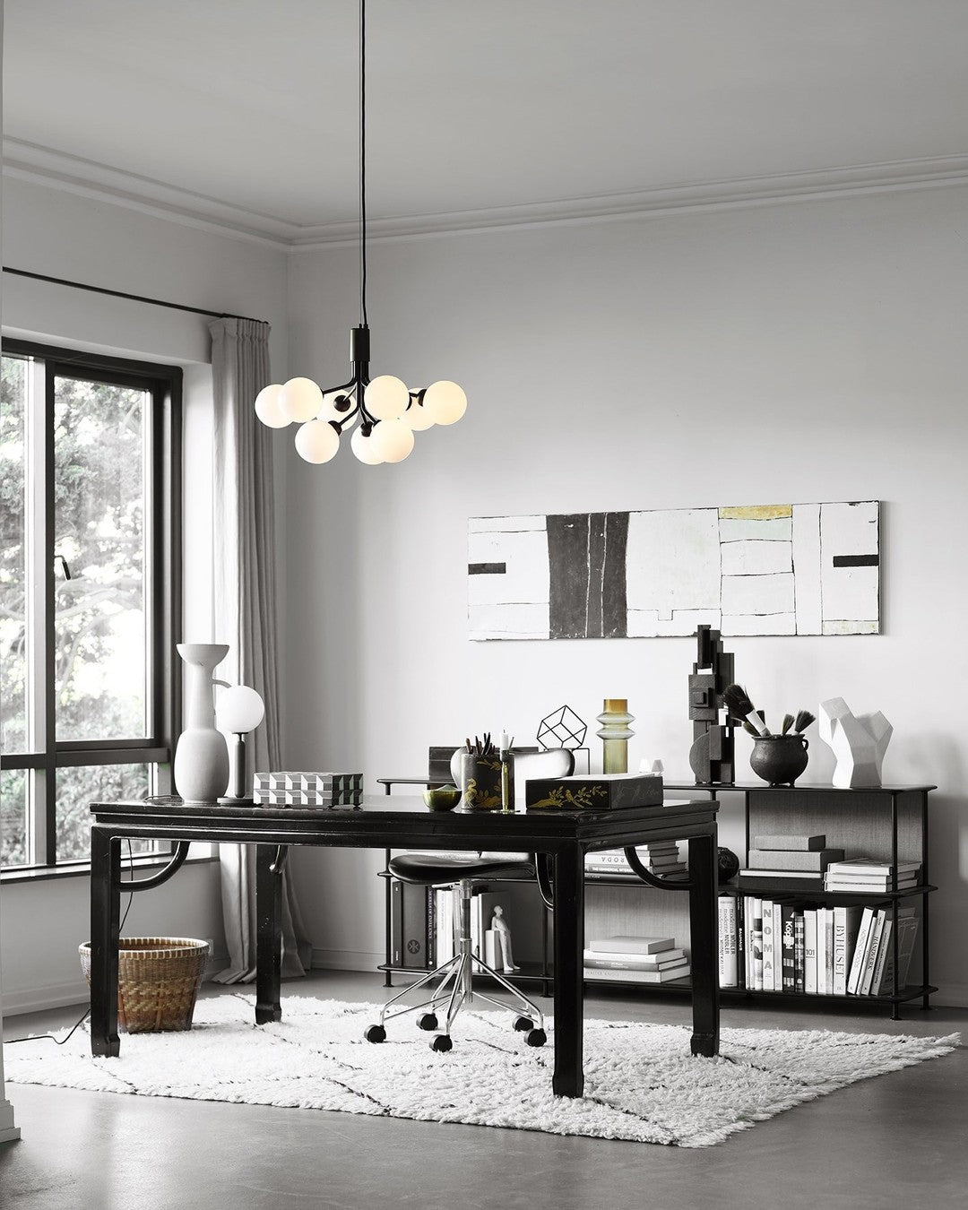 Glass Sphere Cluster Chandelier - Lamp Outdoor