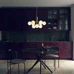 Glass Sphere Cluster Chandelier - Lamp Outdoor