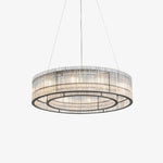 Glass Tube Ring Chandelier - Lamp Outdoor