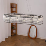 Glass Tube Ring Chandelier - Lamp Outdoor