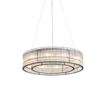 Glass Tube Ring Chandelier - Lamp Outdoor