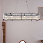 Glass Tube Ring Chandelier - Lamp Outdoor