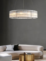 Glass Tube Ring Chandelier - Lamp Outdoor