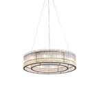 Glass Tube Ring Chandelier - Lamp Outdoor