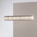 Glass Tube Ring Chandelier - Lamp Outdoor