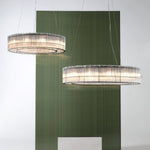 Glass Tube Ring Chandelier - Lamp Outdoor