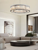 Glass Tube Ring Chandelier - Lamp Outdoor