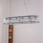 Glass Tube Ring Chandelier - Lamp Outdoor