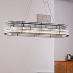 Glass Tube Ring Chandelier - Lamp Outdoor